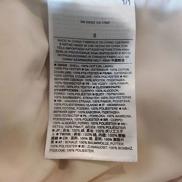 Banana Republic Cream Crochet Shorts Sz 8 - Picture 7 of 8